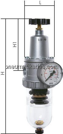 STANDARD-Filterregler G 1/4", 0,5 - 10 bar, Standard 1