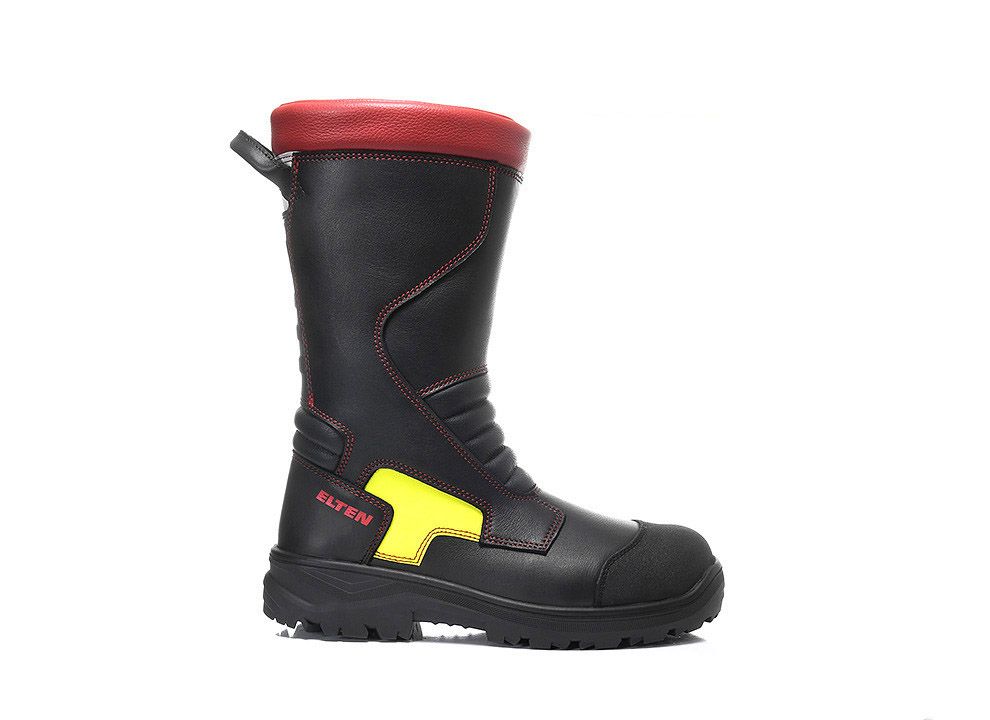 ELTEN Feuerwehrschlupfstiefel CLAY F2A Stiefel (High) ESD, Schwarz, Gr. 42