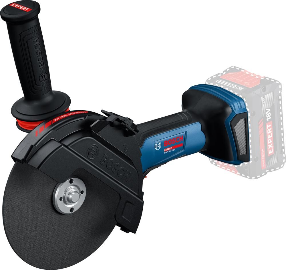 Akku-EXPERT-Winkelschl. EXWS18V-180P ohne Akku ohne Ladegerät L-Boxx