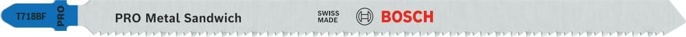 Stichsägeblatt T 718 BF Bosch VE à 3 Stück Flexible f Metal-Sandwich
