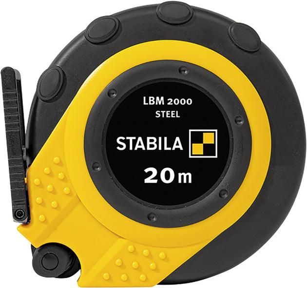 STABILA Kapselbandmaß LBM 2000 STEEL, 20 m, Stahlband, metrische Skala