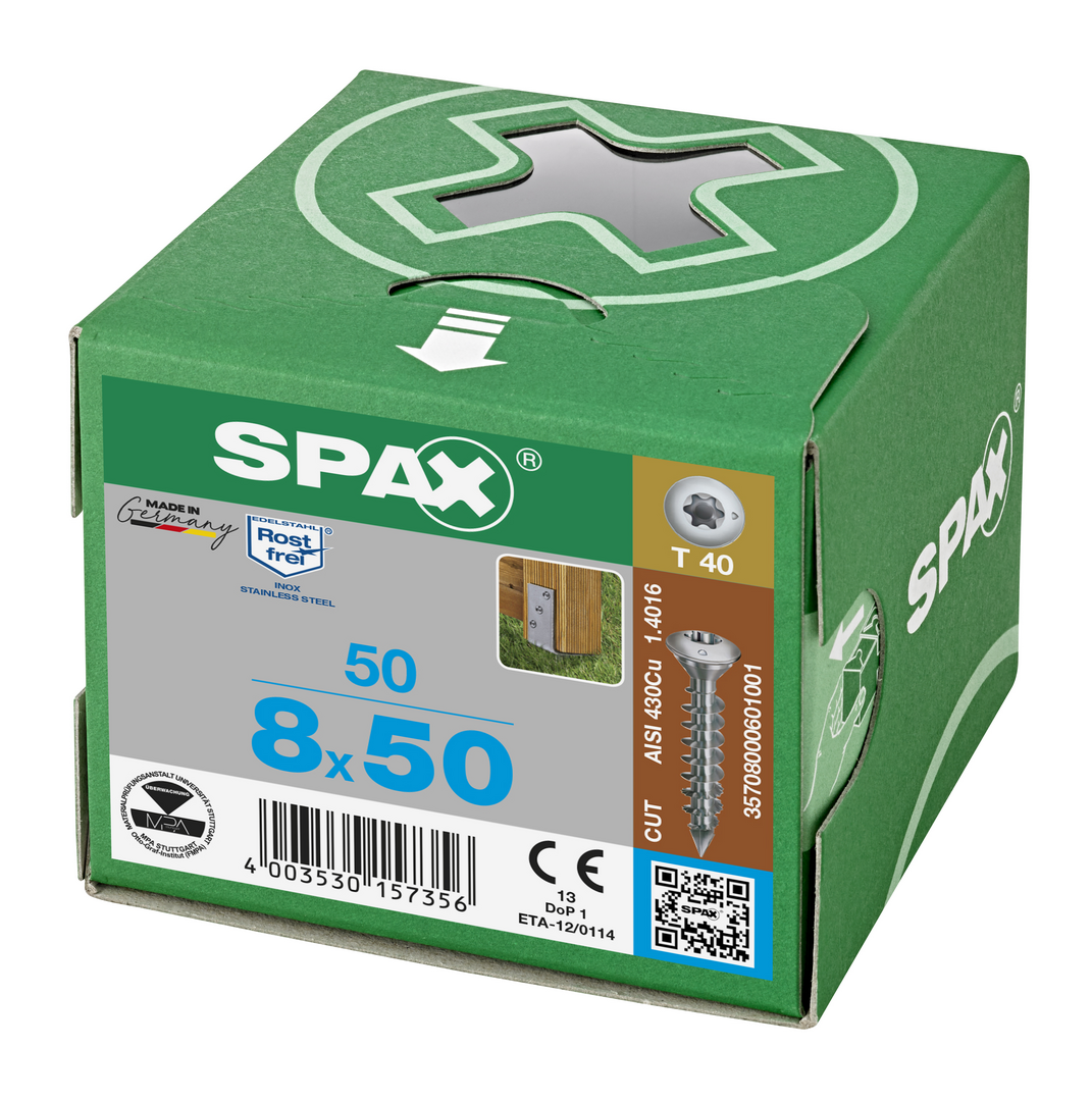 SPAX Pfostenschraube Zentrierkopf T-STAR plus VG