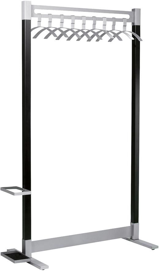 Reihengarderobe Montana einseitig, alusilber