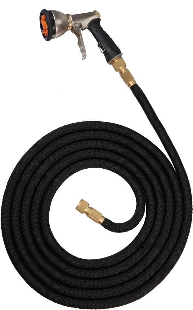 Gartenschlauch verl. bis 15m Comfort Inkl. Armaturen-Set Messing