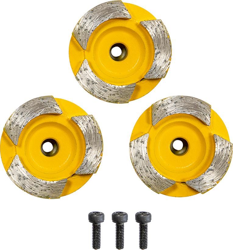 Dia-Schleifteller Ø 44mm Estrich Eibenstock 3er-Set
