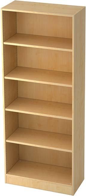 Regal 4FB Ahorn 80x40x200,4 cm Hammerbacher