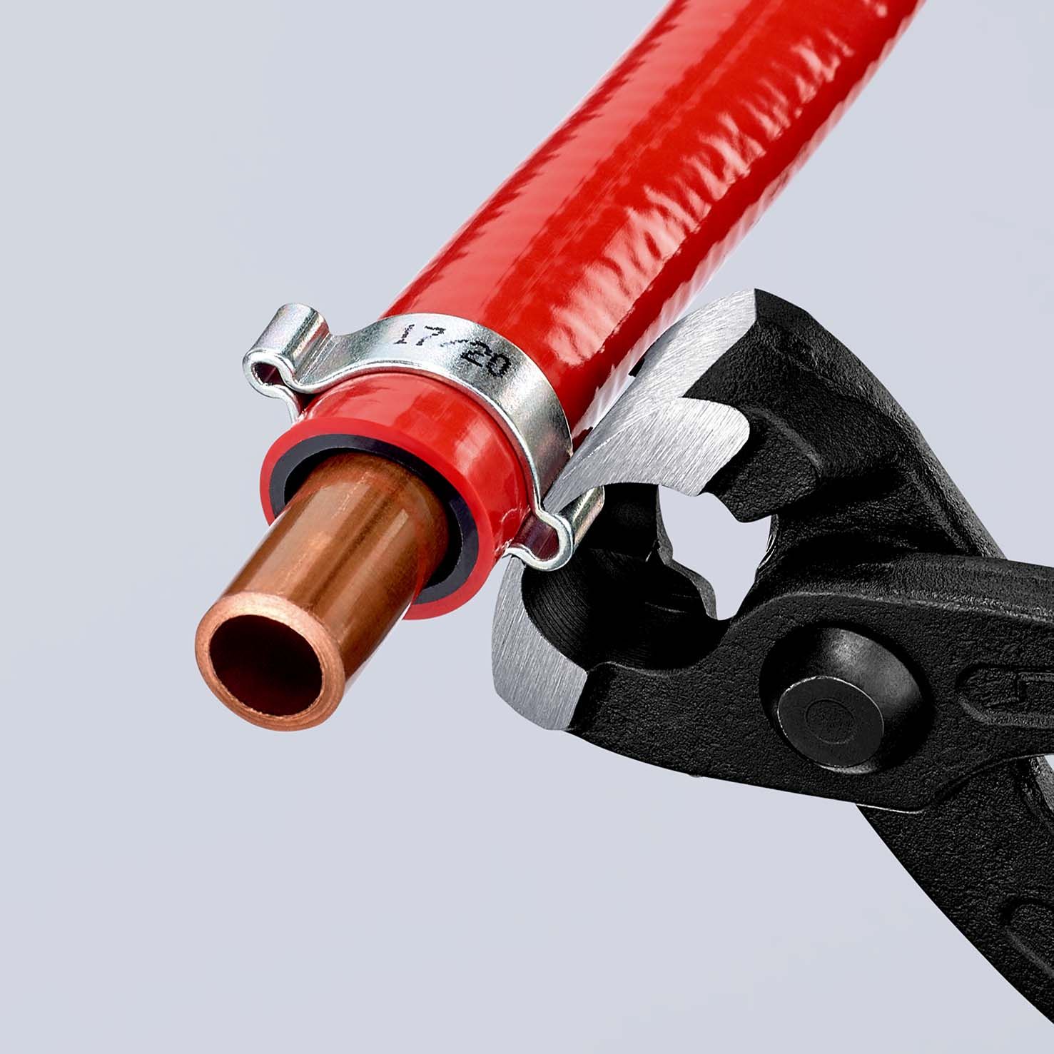 KNIPEX Ohrklemmenzange mit Kunststoff überzogen