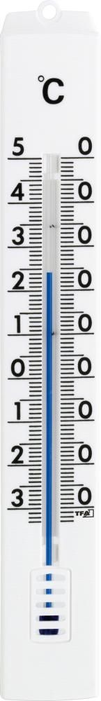 Innen-Außen Thermometer Kunststoff ,weiß