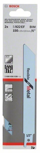 Bosch Säbelsägeblatt S 922 EF