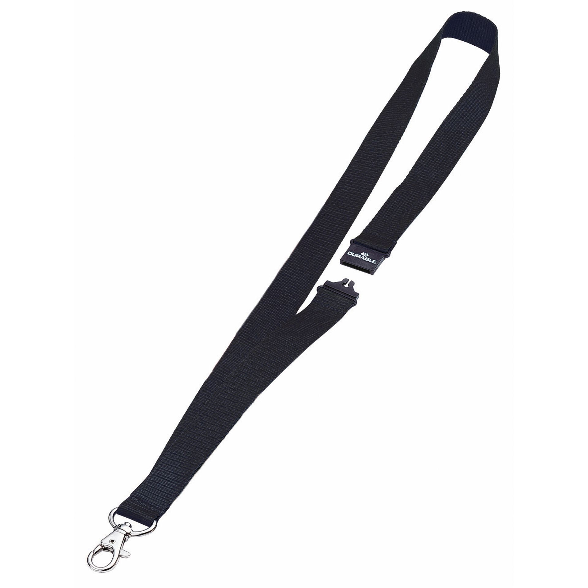 Textilband 20mmx44cm schwarz 10 St./Pack.