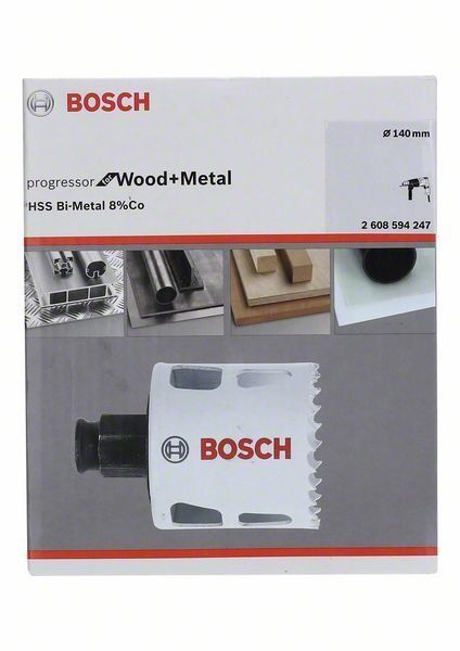 Bosch Lochsäge Progressor for Wood and Metal, 140
