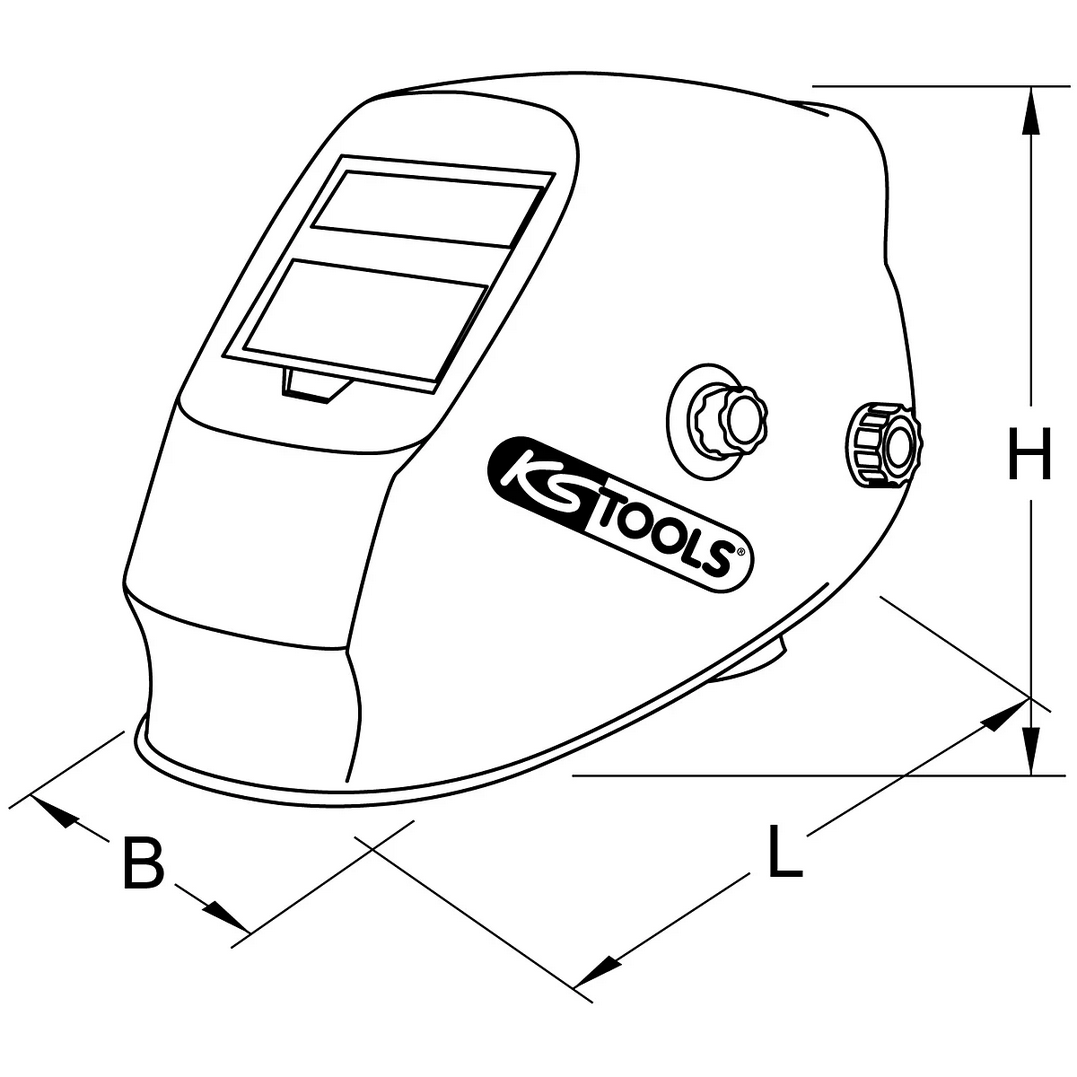 Automatik-Schweißer-Schutzhelm, Steel Design