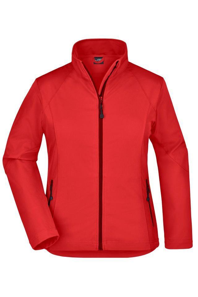 Ladies' Softshell Jacket Modische Softshelljacke rot, Gr. M
