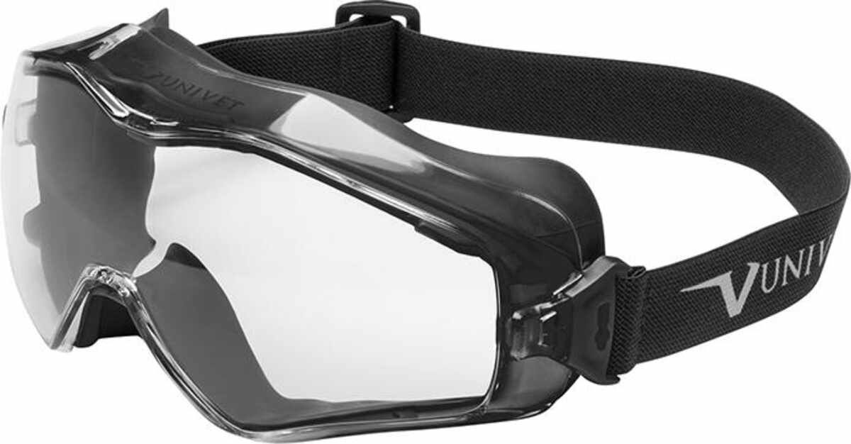 Vollsichtbrille 6X3 schwarz