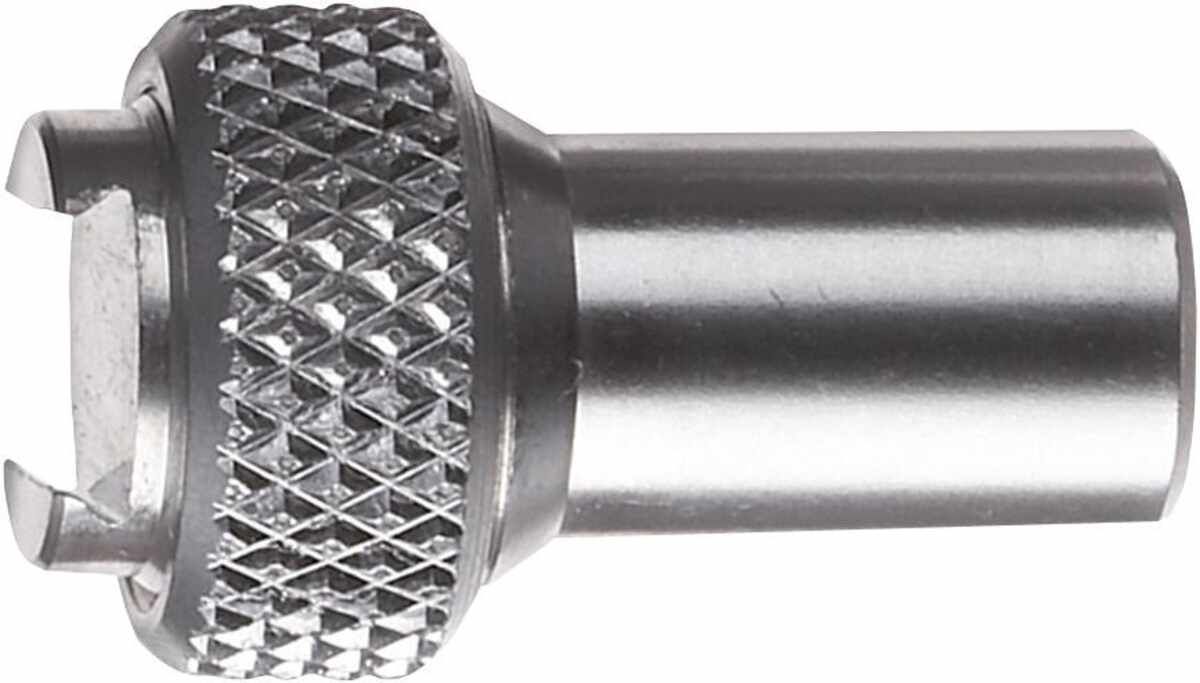 Einspannschaft h6 für metrische Fühlhebel- Messgeräte mit Schwalben-Schwanzklemmung 8 mm KÄFER