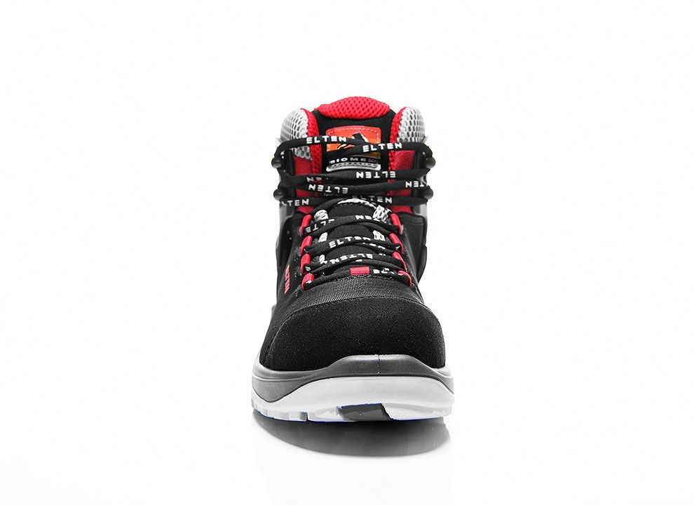 Sicherheitsschnürstiefel ARTURO black-red Mid ESD S3S, Gr. 38