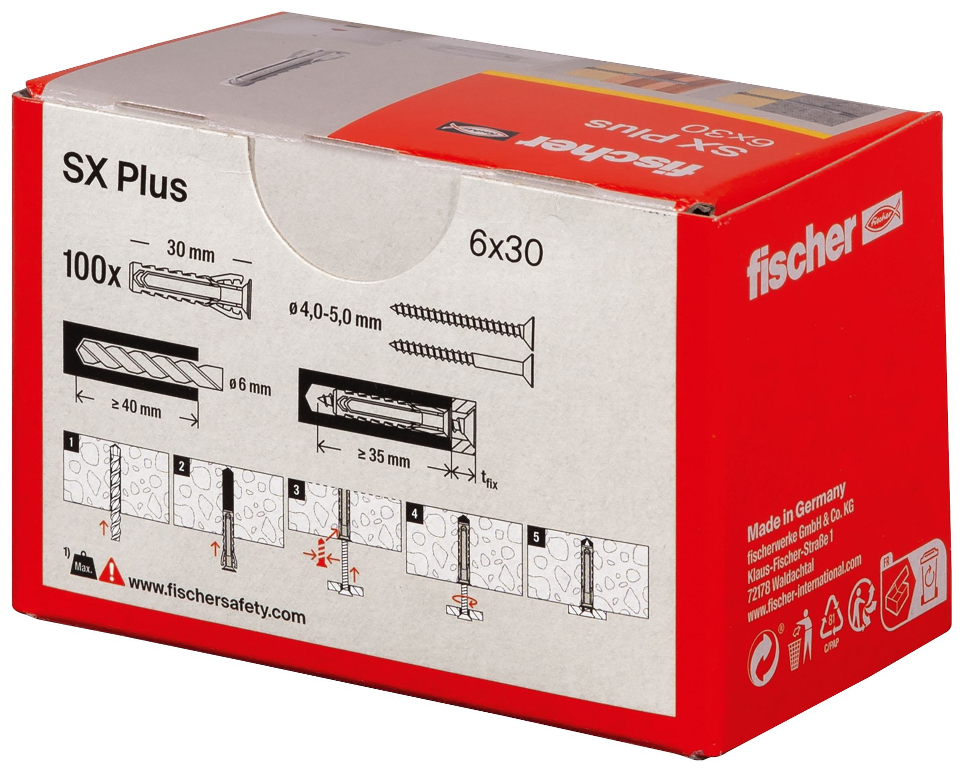 FISCHER Spreizdübel SX Plus