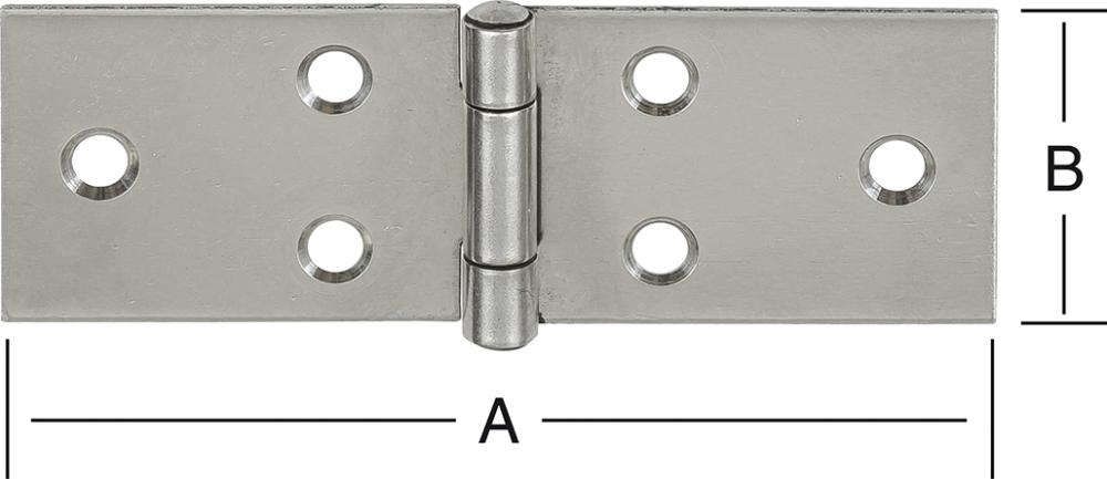 Tischband breit Ch 80x28 mm VORMANN