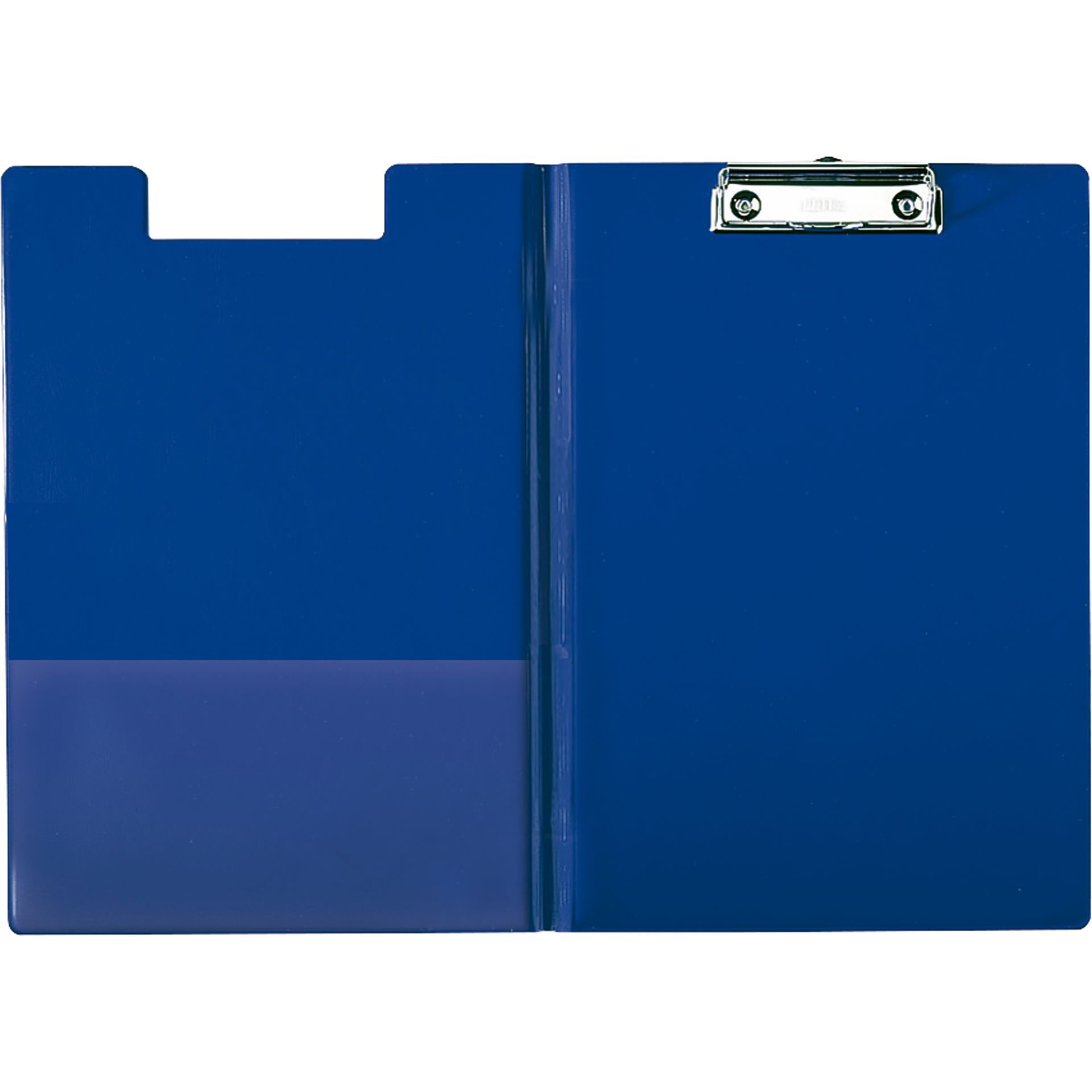 Klemmbrettmappe DINA4 20mm Pappe/Kunststoff blau