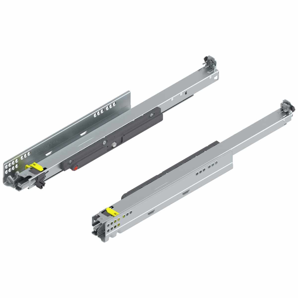 MOVENTO mit TIP-ON, Vollauszug, Führung, 40 kg, NL=520 mm, für Kupplung, links/rechts, verzinkt