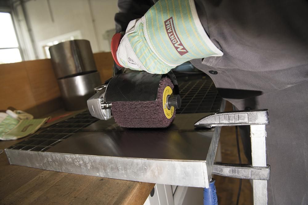 Vliesrad NFW600 coarse 100x100x19mm Klingspor