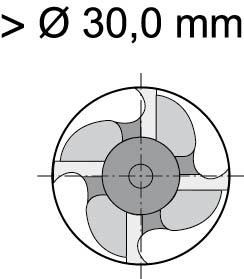 Schaftfräser lang DIN844 HSSE Typ N 30,0mm FORMAT