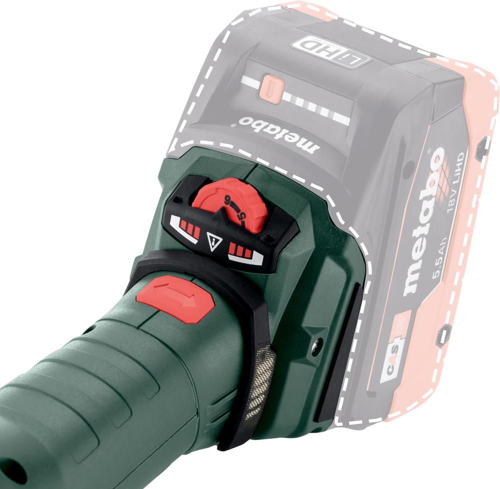 Winkelschleifer Solo WVBF 18 LTX BL 15-125 Q ohne Akku ohne Ladegerät metaBOX