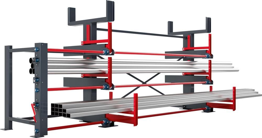 Roll-Aus-Regal 3t LRA-25-223-3000 Rotherm
