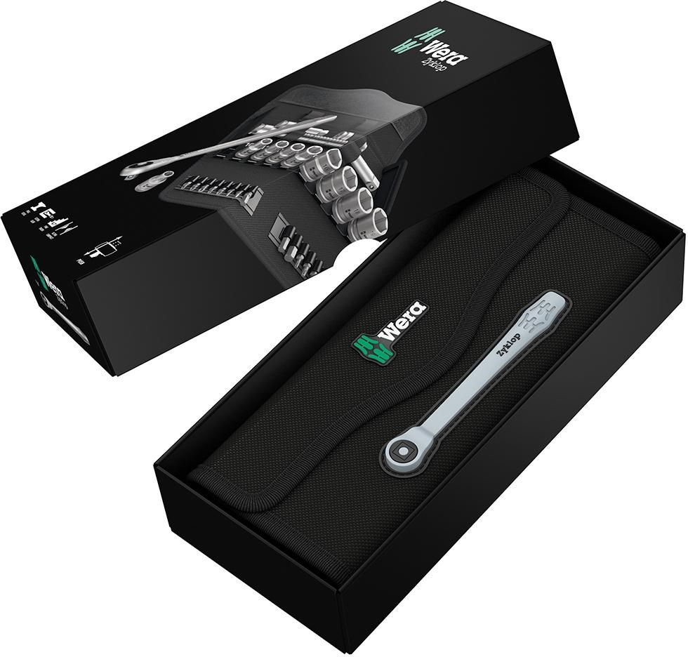 Wera Steckschlüssel-Garnitur 1/4" ZYKLOP push