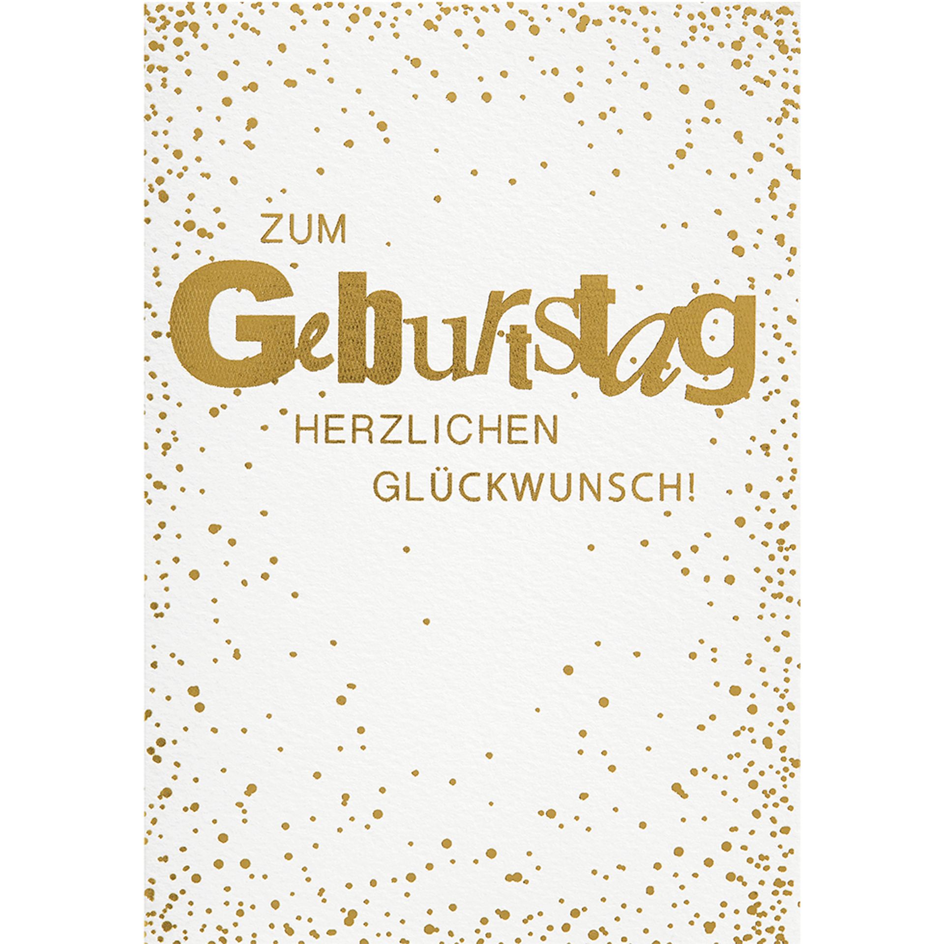 Karte Geburtstag Basic Classic