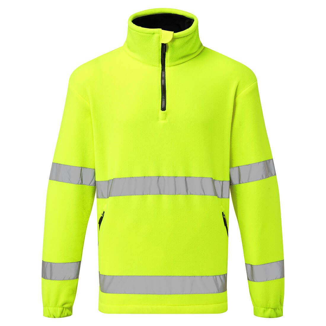 Portwest F302 Warnschutz-Sweatshirt, Gelb, Gr. 3XL