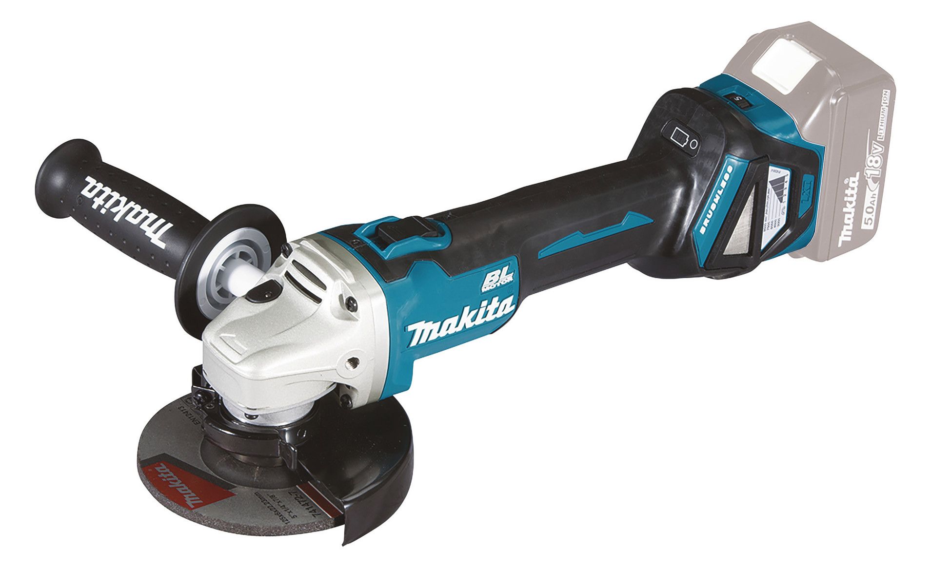 MAKITA Akku-Winkelschleifer 125mm, SOLO