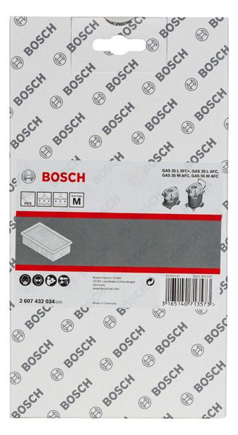 BOSCH Polyester Flachfaltenfilter