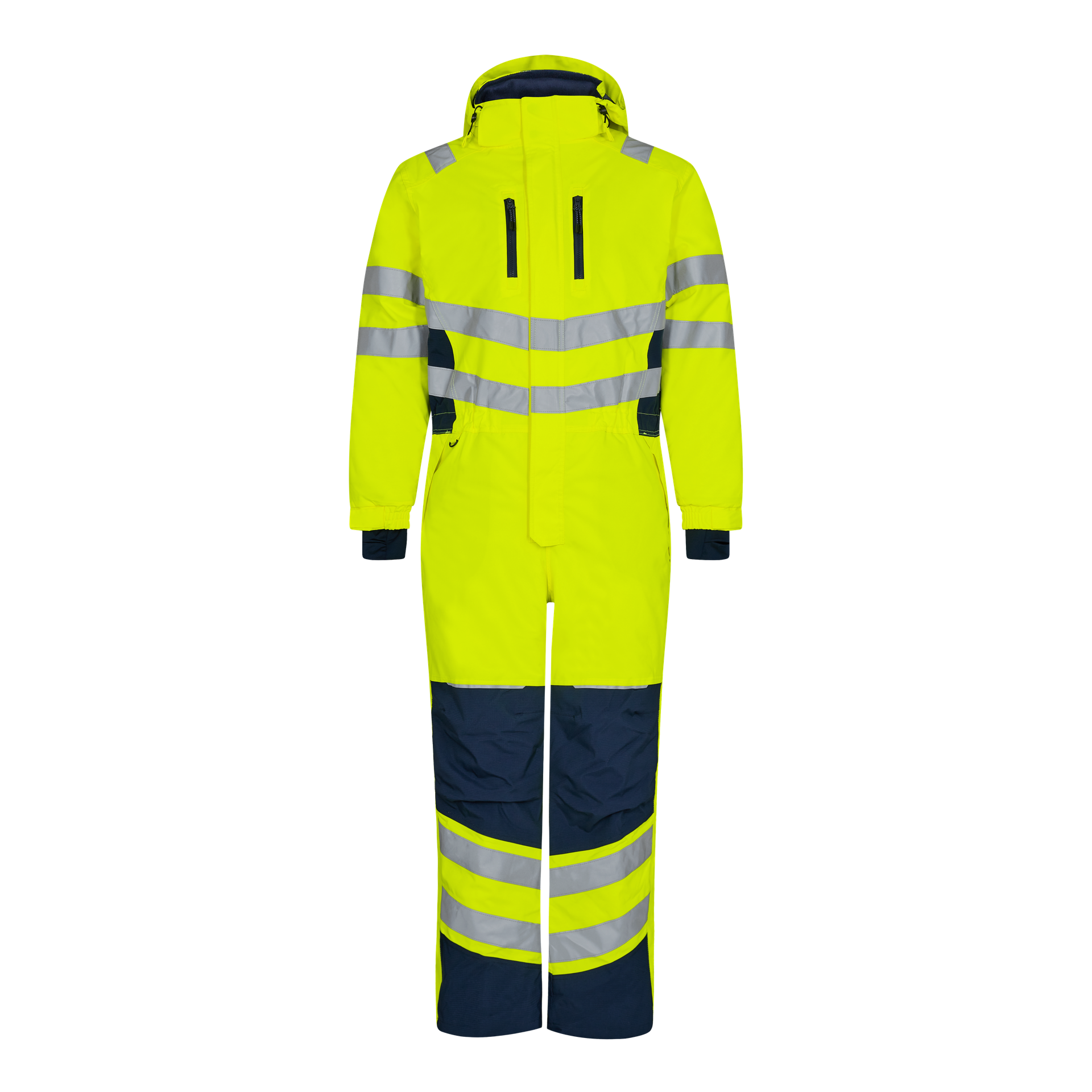 Safety Winteroverall Gelb/Blue Ink, Gr. M