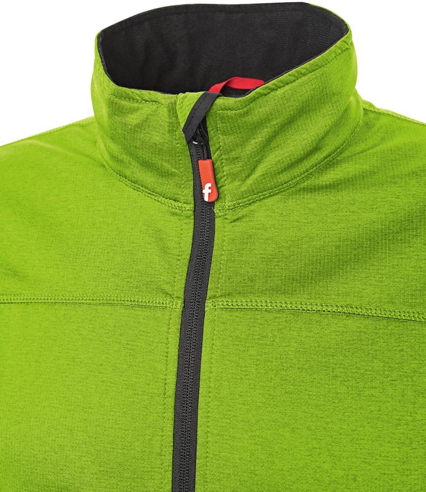 Tech-Fleecejacke lime/schwarz meliert Gr. 2XL Fortis Elements