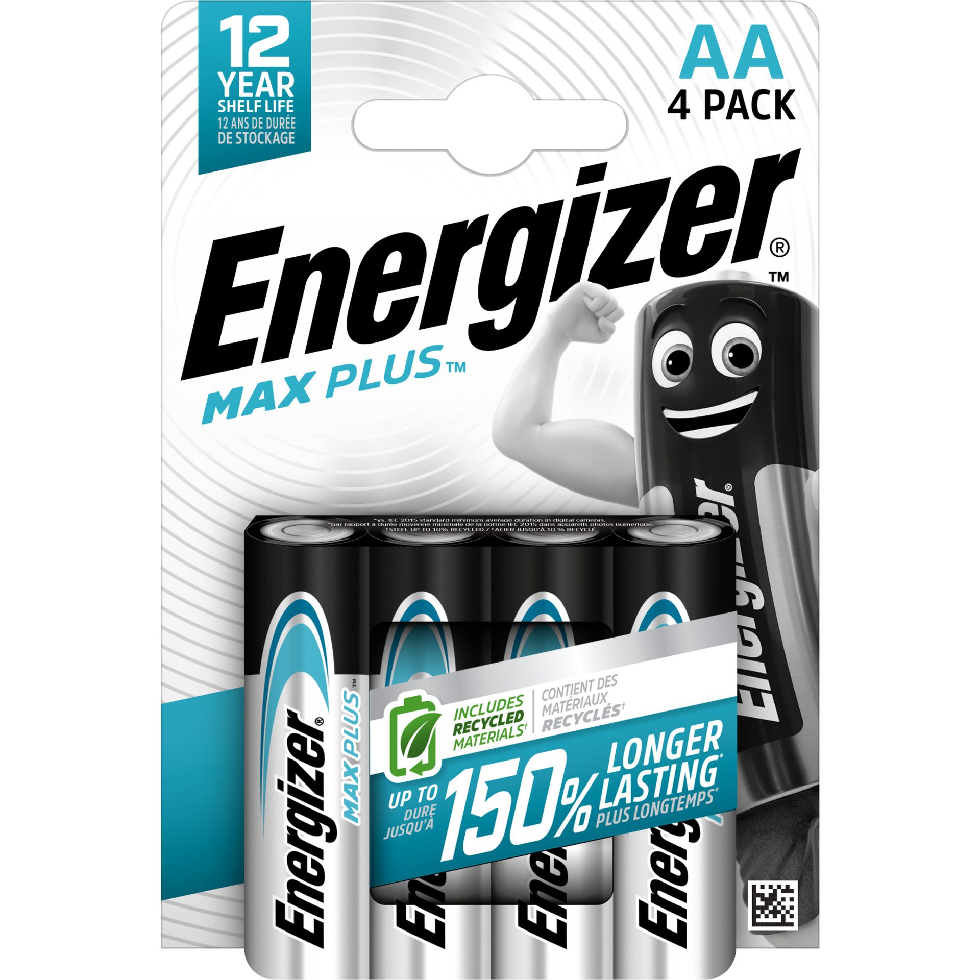 Batterie Max Plus AA LR6 4St.