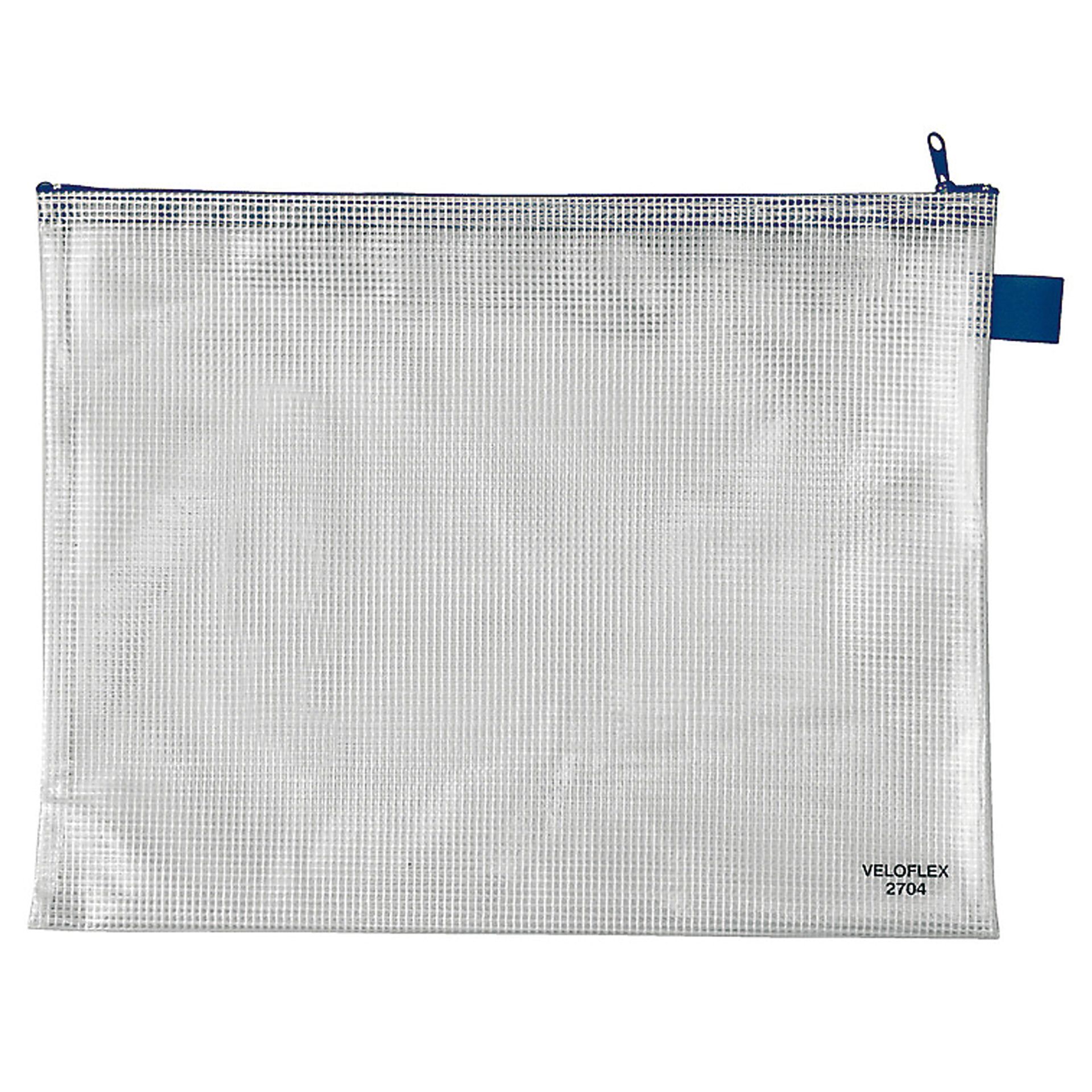 Reißverschlusstasche 335x255mm PVC DIN A4