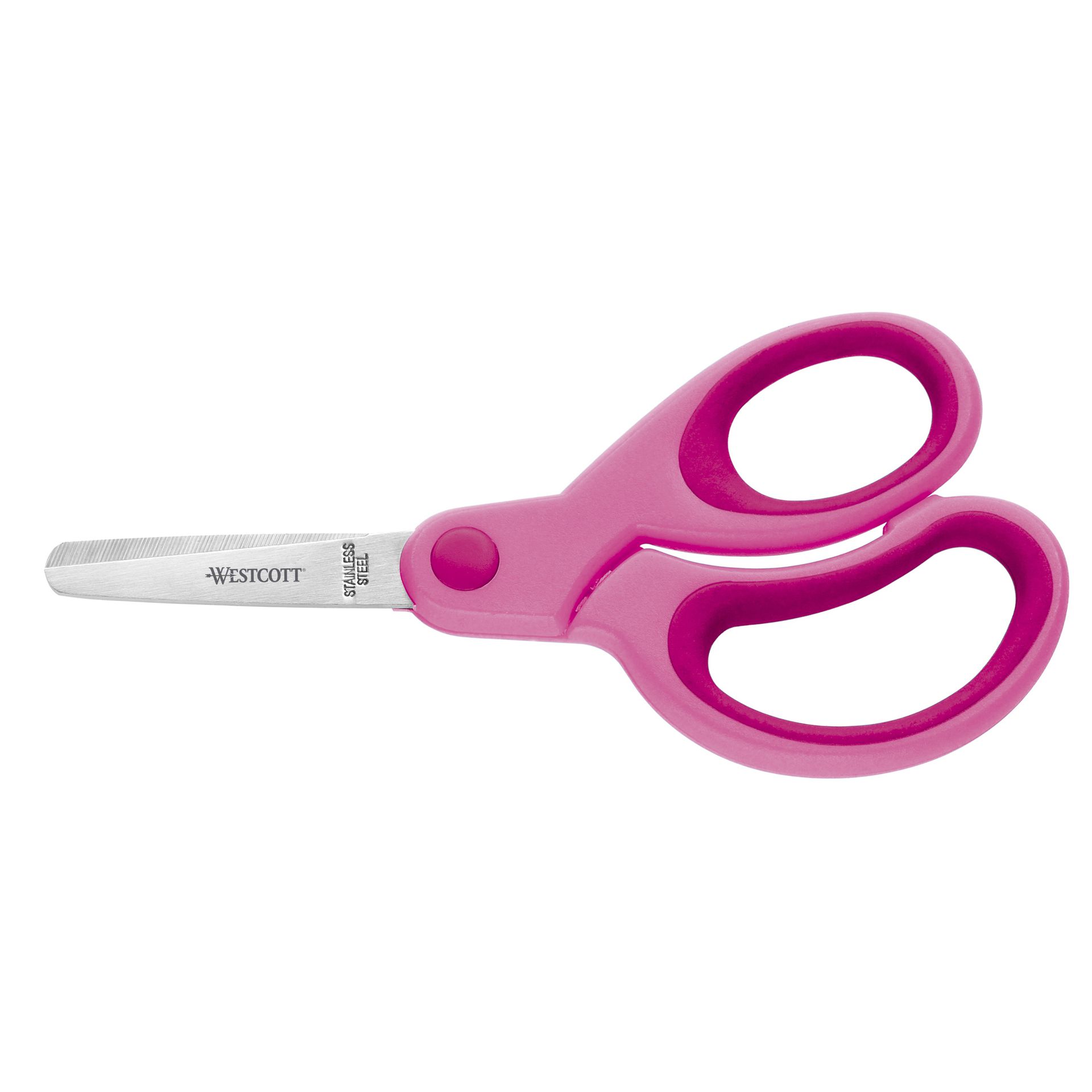 Kinderschere Kids runde Spitze 13cm pink