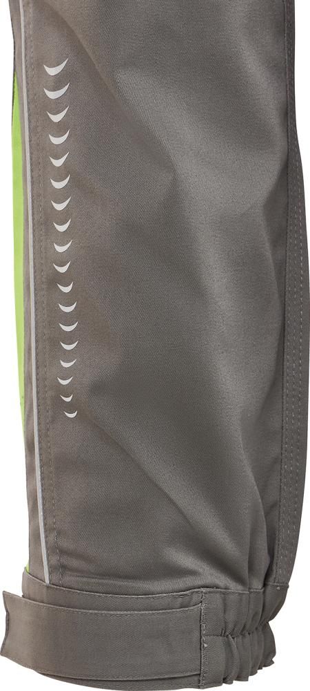 Herren-Cargohose Flex grau/schwarz/lime Gr. 27 FORTIS