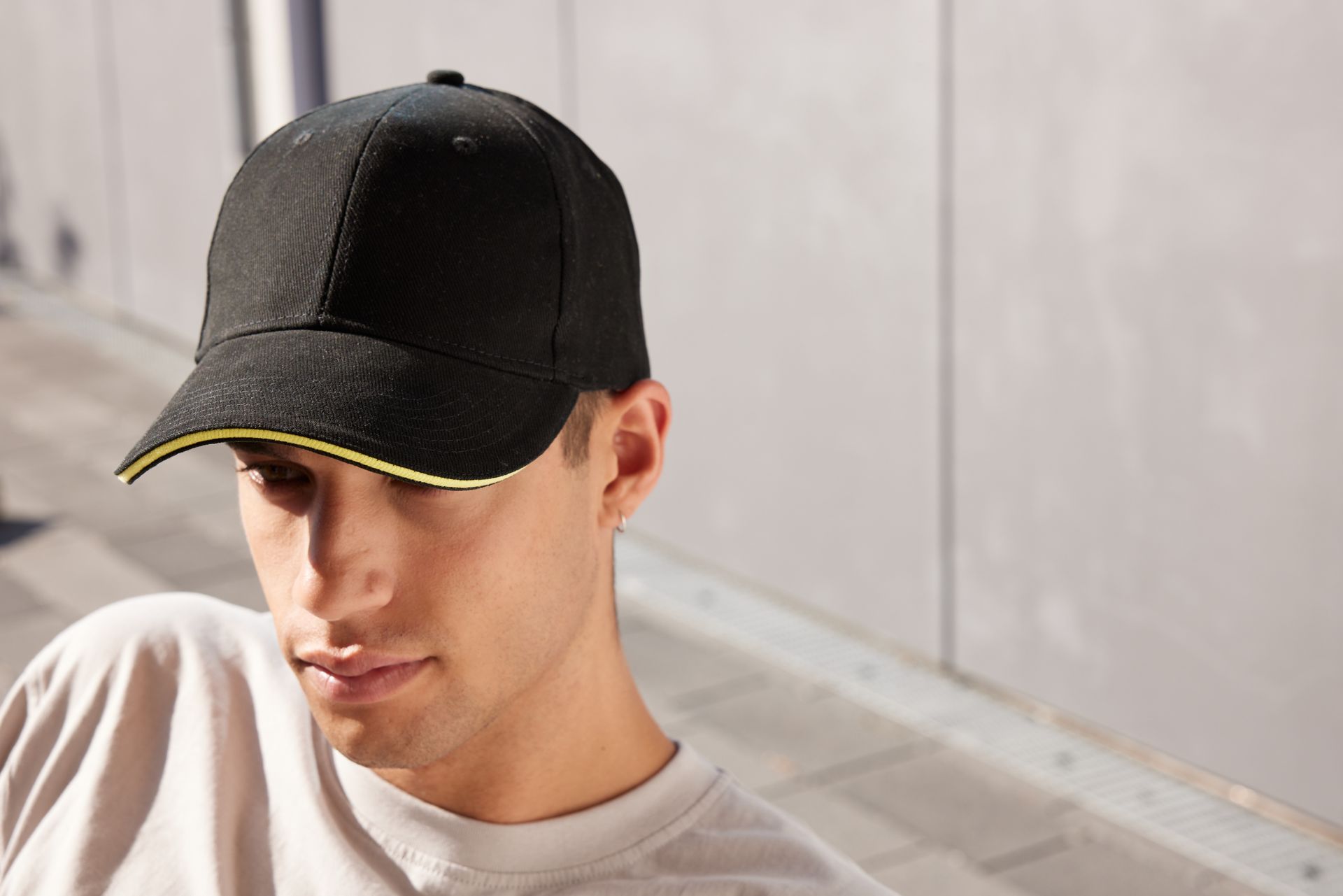 myrtle beach MB024 Cap, Blau/Weiß