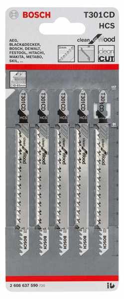 Stichsägeblätter T301CD Lang HC33