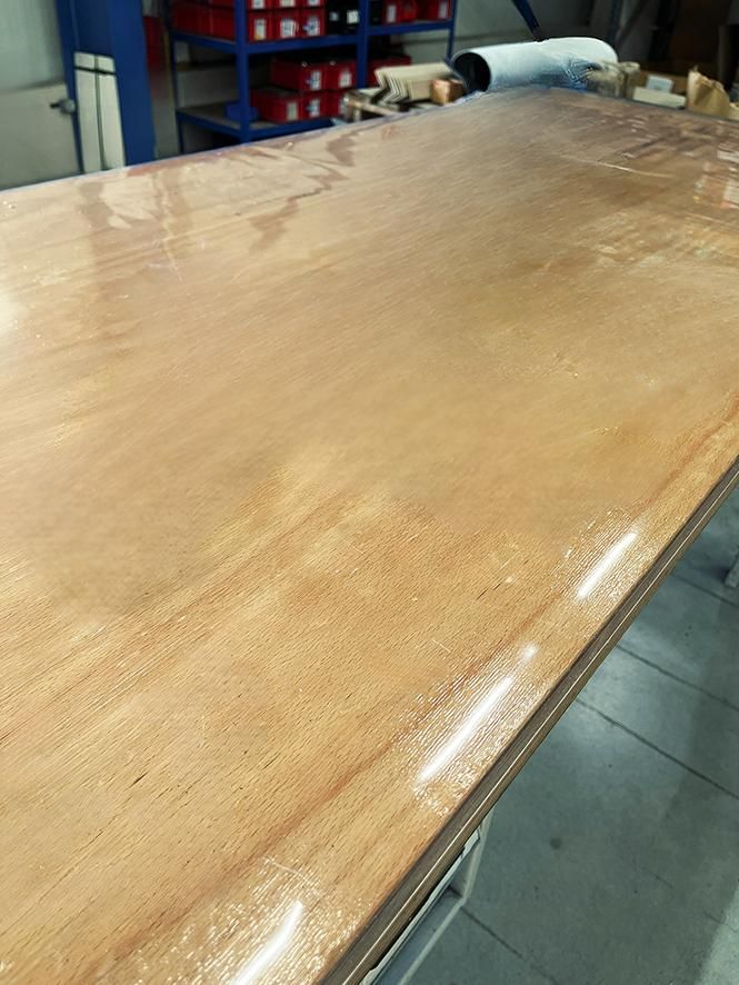 Weich-PVC Auflage B2000xT700xH3mm glasklar-transparent