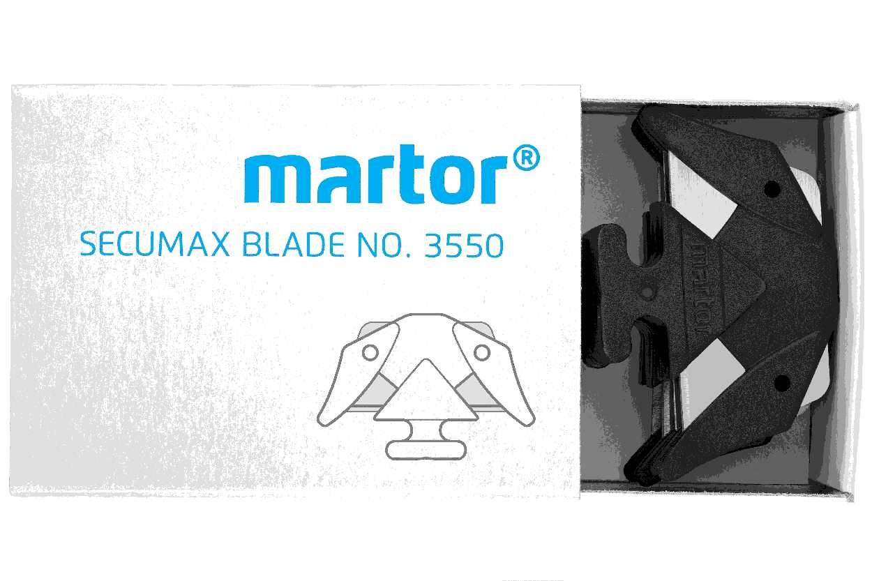 MARTOR Ersatzklinge SECUMAX-KLINGE 3550 Standardschliff POS | 10 Stück