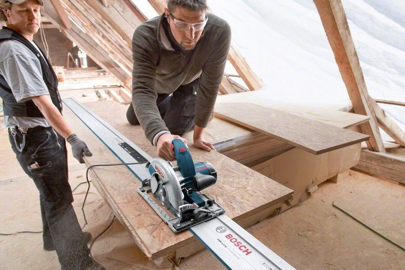 Bosch Handkreissäge GKS 65 GCE + FSN 1400
