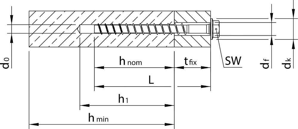 Schraubanker Multi-Monti plus, 6-kt-Kopf