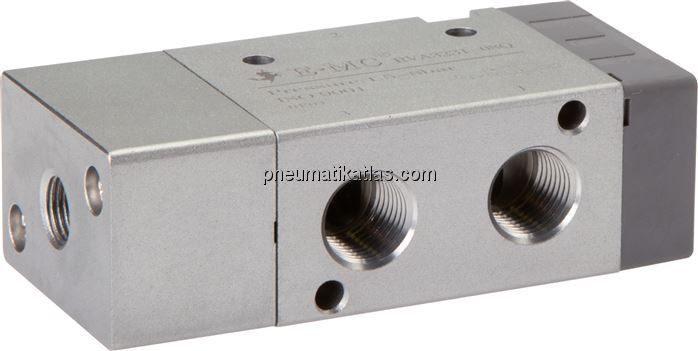 3/2-Wege Pneumatikventil, G 1/4" (Pilot G 1/8"), Federrückstellung (NC)