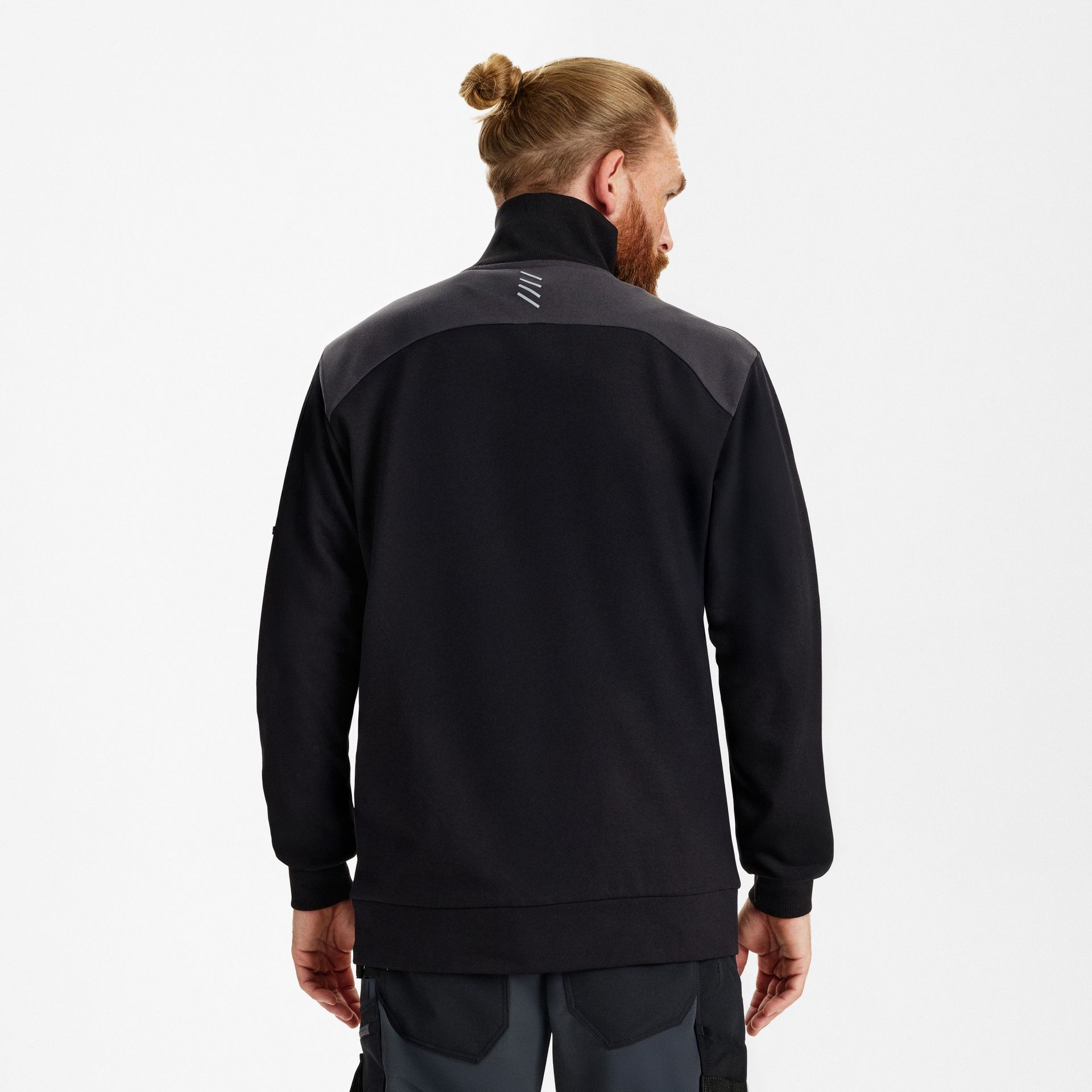 Entire Sweatcardigan mit Kragen