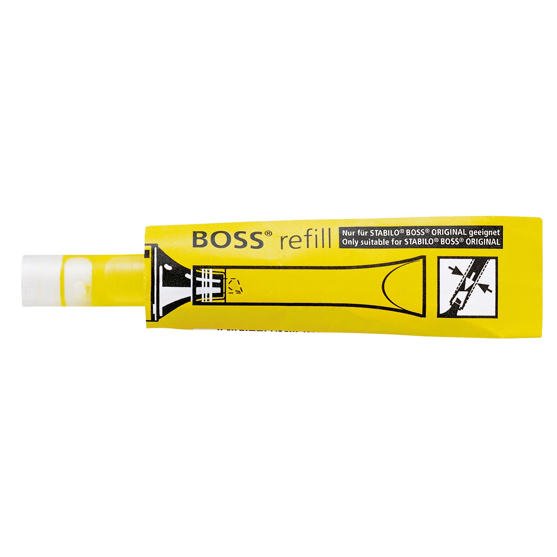 Nachfüllpatrone BOSS refill für BOSS ORIGINAL 3ml gelb