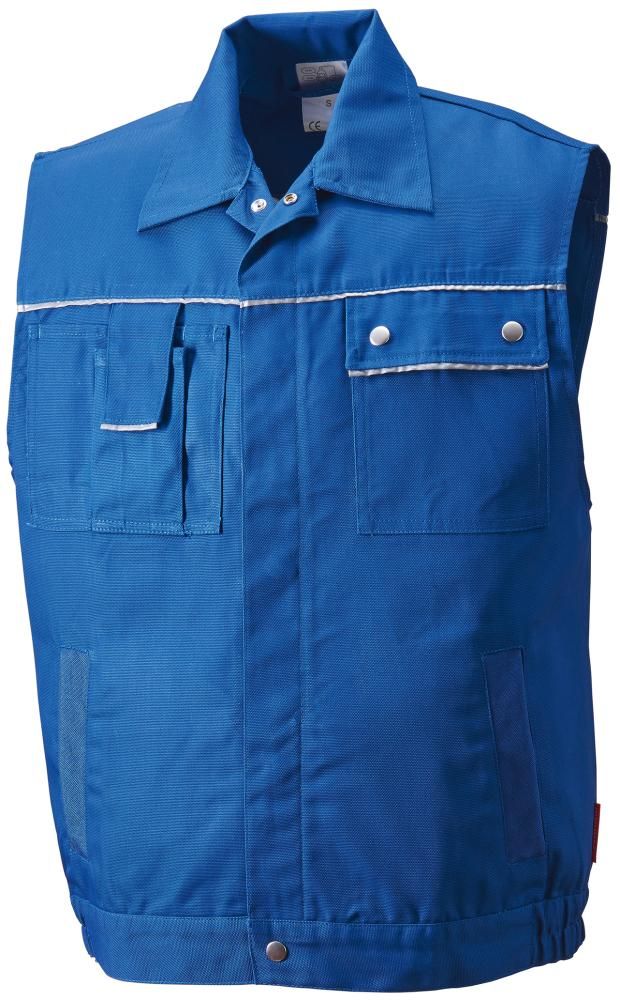 Weste,Canvas, 320 g/qm, Gr.S,kornblau PLANAM