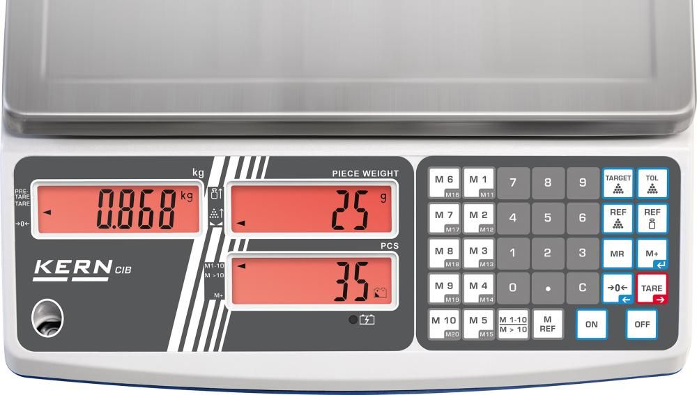 Zählwaage CIB 3K-4 Wägebereich 3 kg Ablesbarkeit 0,2 g